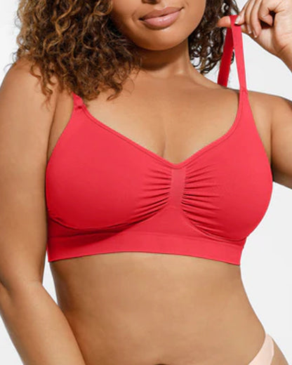 Women's Full Coverage Non-Padded Wireless Sculpt Bra