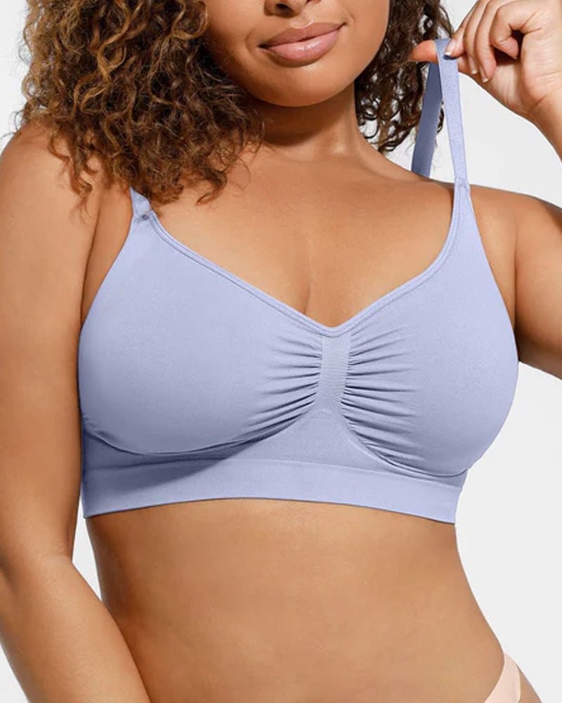 Women's Full Coverage Non-Padded Wireless Sculpt Bra