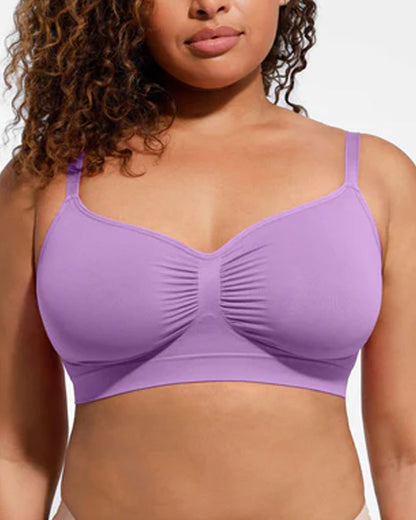 Women's Full Coverage Non-Padded Wireless Sculpt Bra