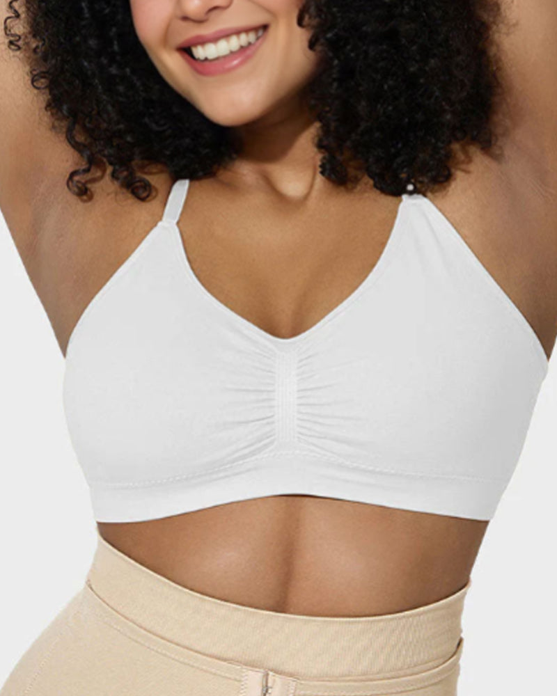 Women's Full Coverage Non-Padded Wireless Sculpt Bra