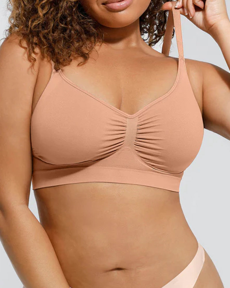 Women's Full Coverage Non-Padded Wireless Sculpt Bra