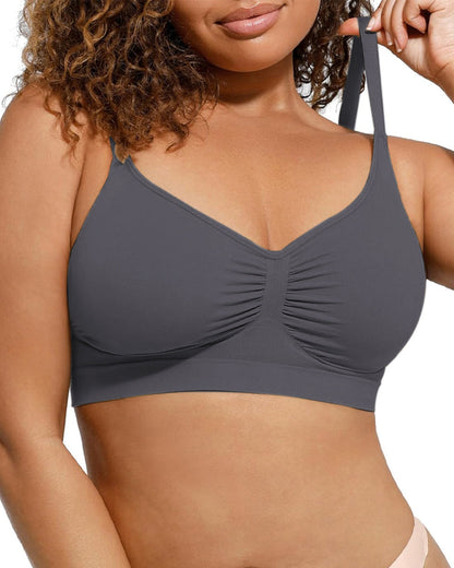 Women's Full Coverage Non-Padded Wireless Sculpt Bra